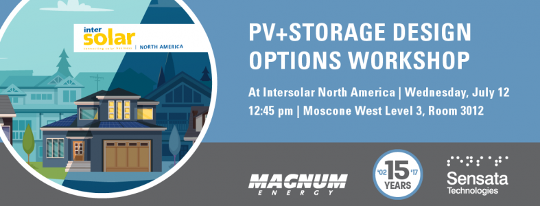 PV+Storage Design Options Workshop at Intersolar NA