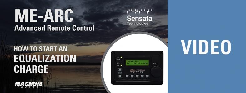 Video Thumbnail: How to Start an Equalization Charge with the ME-ARC Remote