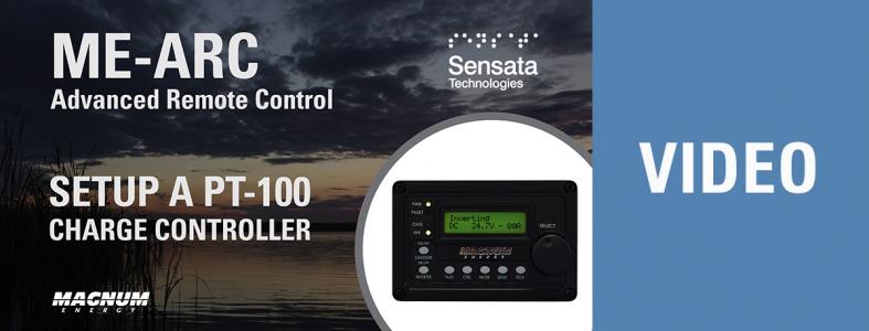 Video Thumbnail: Setup a PT-100 Charge Controller with the ME-ARC Remote