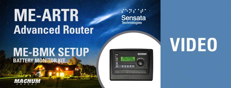 Setup the ME-BMK Battery Monitor Kit with the ME-ARTR Advanced Router