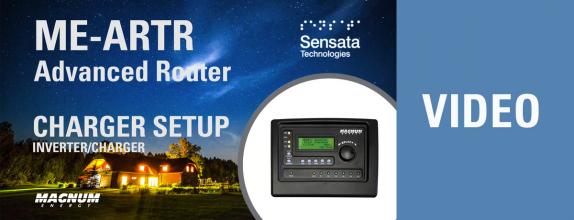 Configuring your Charger Settings with the ME-ARTR Router