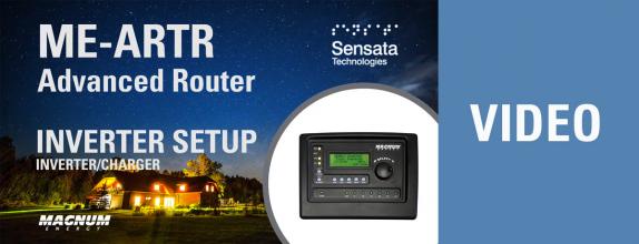 Configuring your Inverter Settings with the ME-ARTR Router