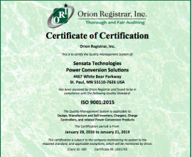 ISO Certification